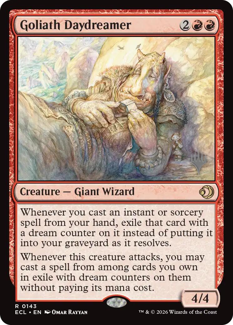 Goliath Daydreamer [Lorwyn Eclipsed Promos] MTG Single Magic: The Gathering | Red Claw Gaming