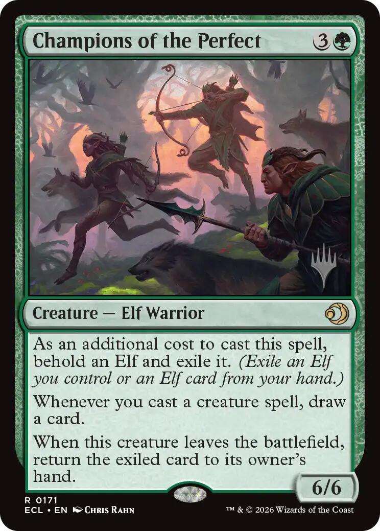 Champions of the Perfect [Lorwyn Eclipsed Promos] MTG Single Magic: The Gathering | Red Claw Gaming