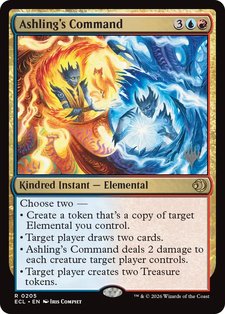 Ashling's Command [Lorwyn Eclipsed Promos] MTG Single Magic: The Gathering | Red Claw Gaming