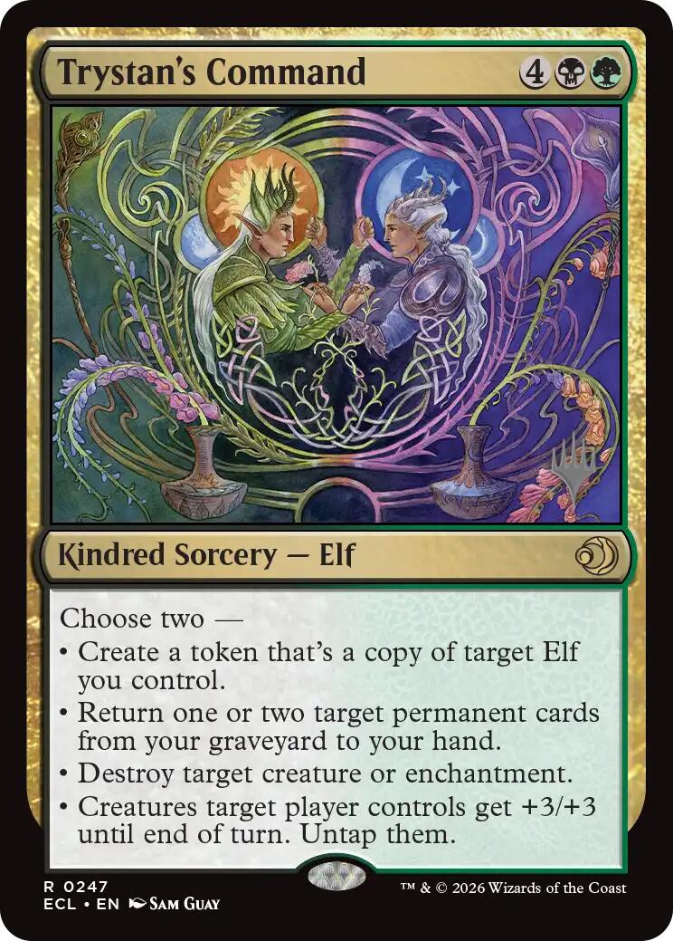 Trystan's Command [Lorwyn Eclipsed Promos] MTG Single Magic: The Gathering | Red Claw Gaming