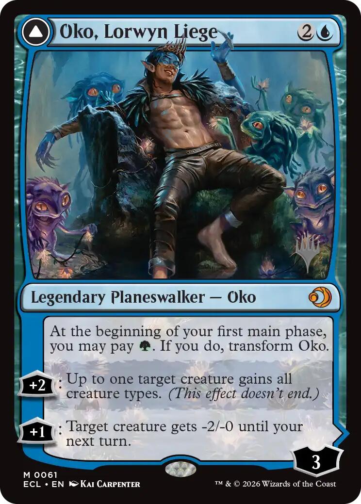 Oko, Lorwyn Liege [Lorwyn Eclipsed Promos] MTG Single Magic: The Gathering | Red Claw Gaming