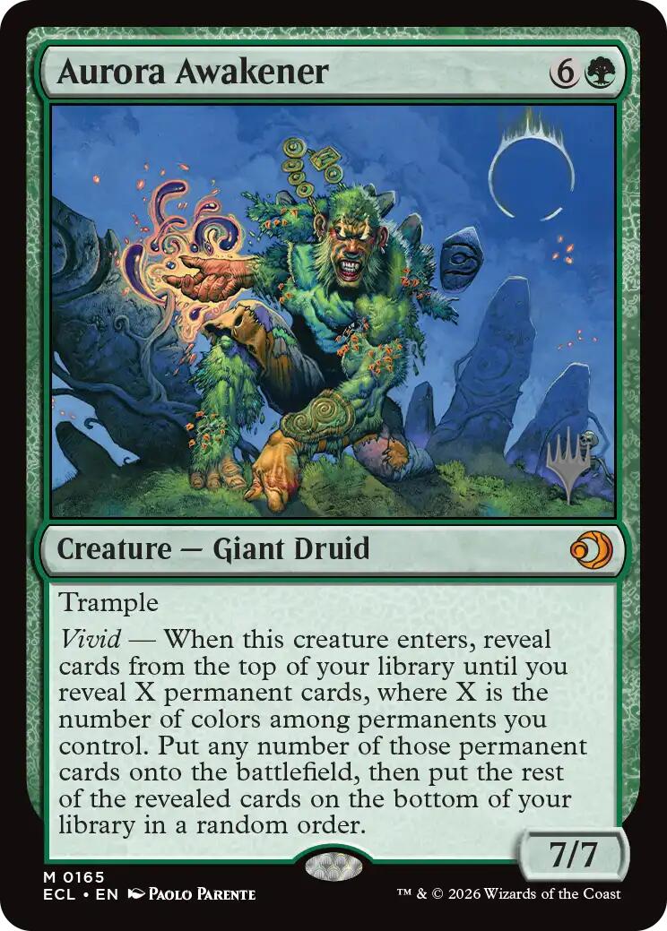 Aurora Awakener [Lorwyn Eclipsed Promos] MTG Single Magic: The Gathering | Red Claw Gaming