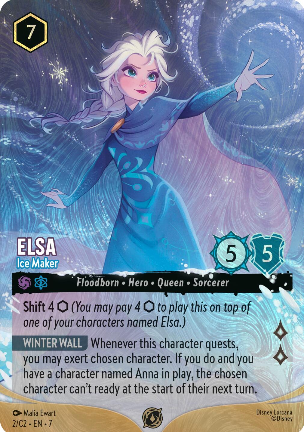 Elsa - Ice Maker (Foil) (2) [Promo Cards] Lorcana Single Disney | Red Claw Gaming