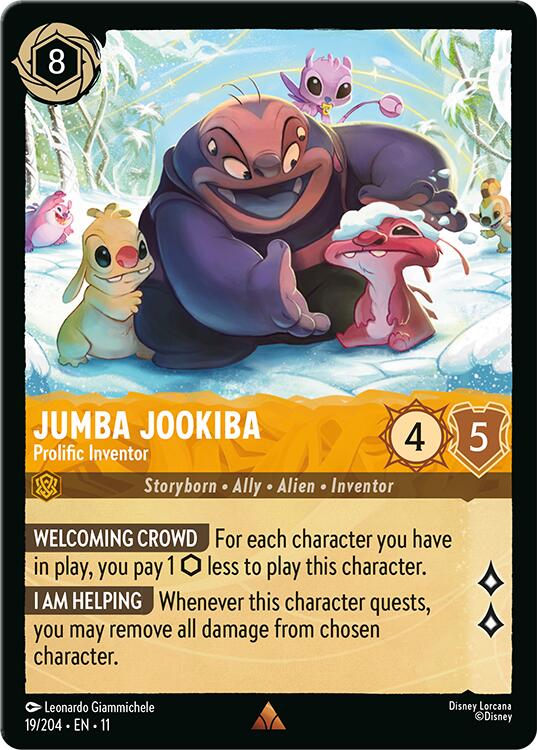 Jumba Jookiba - Prolific Inventor (19/204) [Winterspell] Lorcana Single Disney | Red Claw Gaming