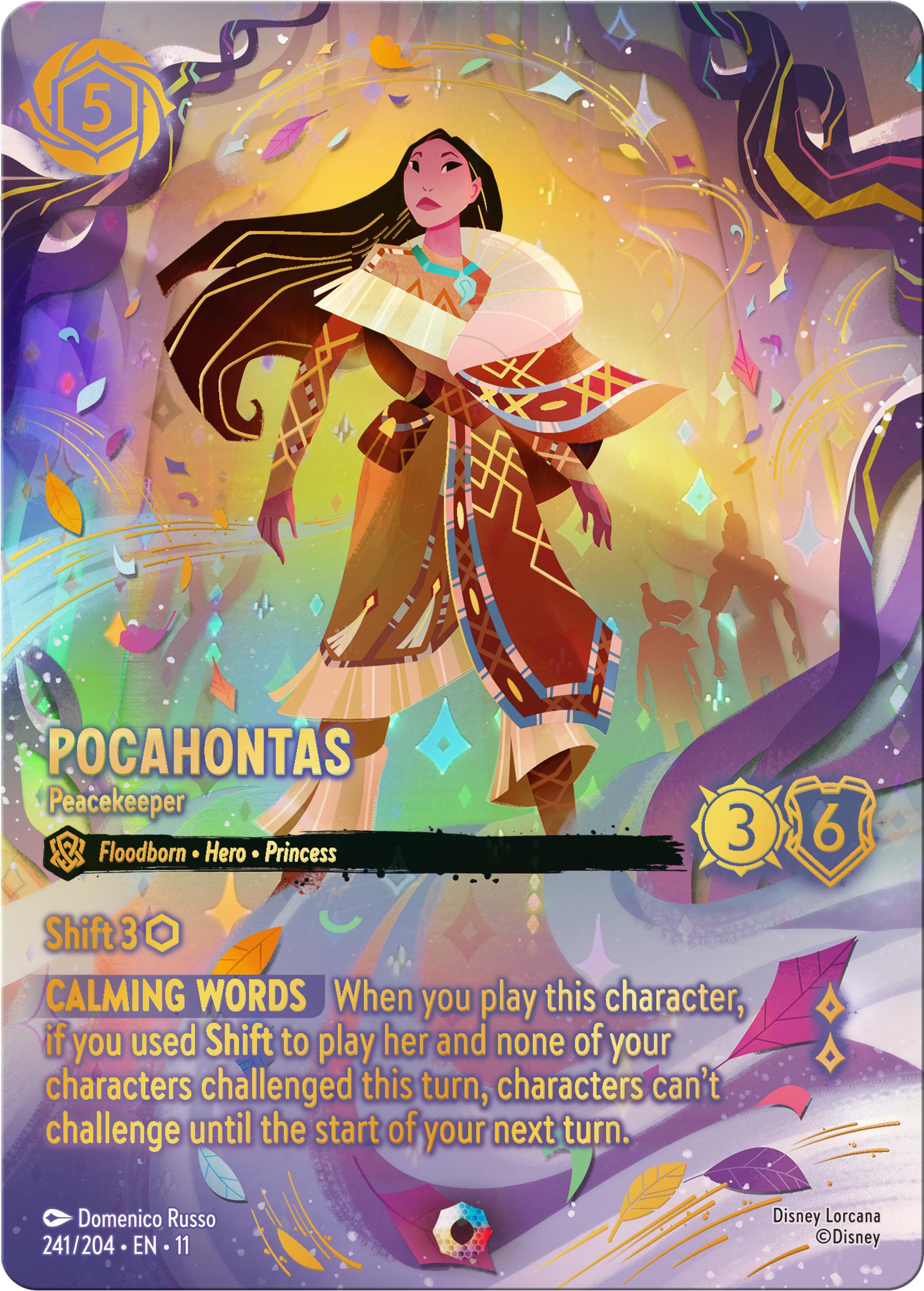 Pocahontas - Peacekeeper (Iconic) (241/204) [Winterspell] Lorcana Single Disney | Red Claw Gaming