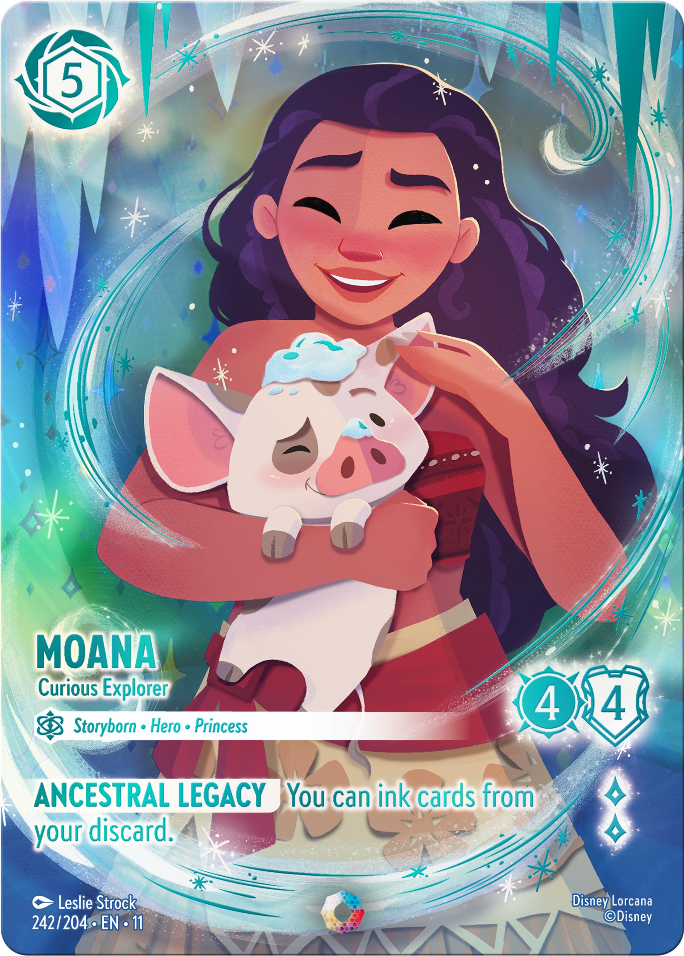 Moana - Curious Explorer (Iconic) (242/204) [Winterspell] Lorcana Single Disney | Red Claw Gaming