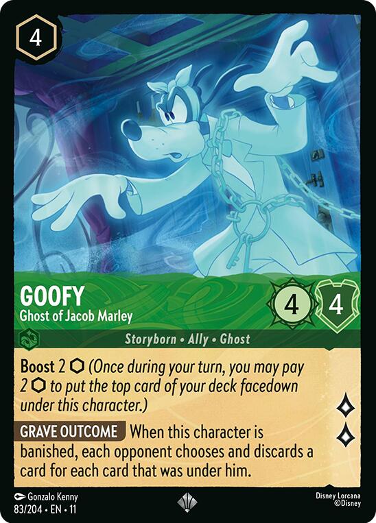Goofy - Ghost of Jacob Marley (83/204) [Winterspell] Lorcana Single Disney | Red Claw Gaming