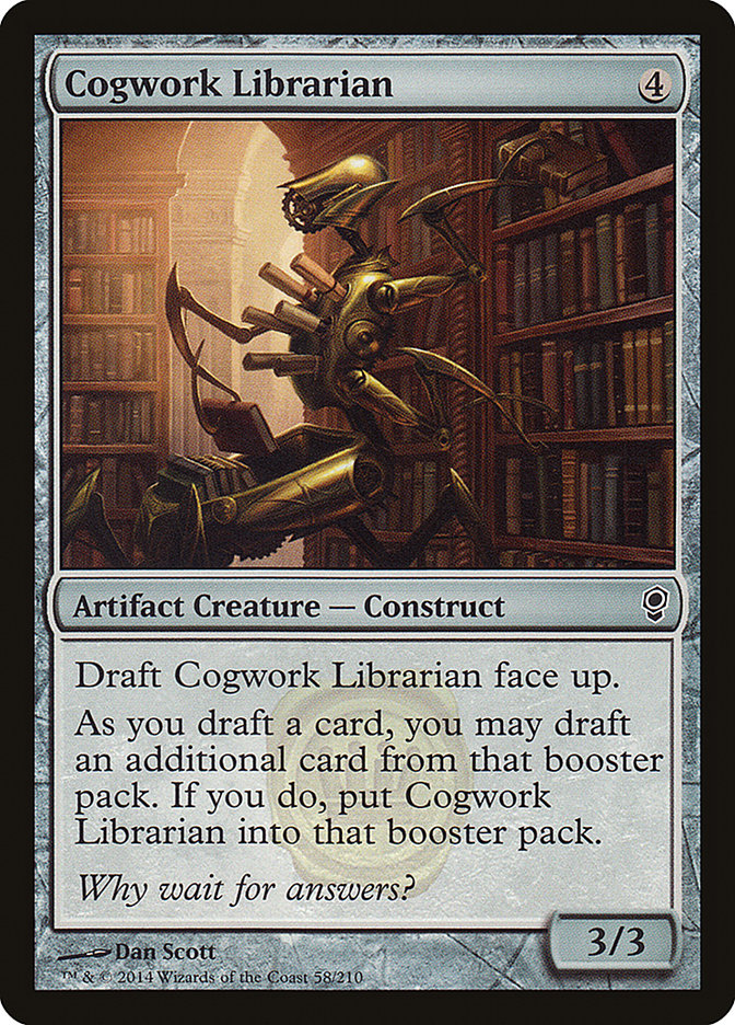 Cogwork Librarian [Conspiracy] MTG Single Magic: The Gathering | Red Claw Gaming
