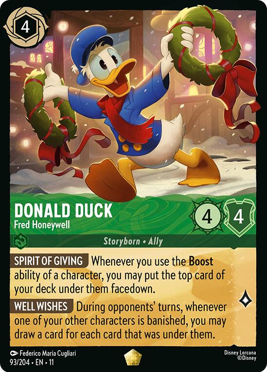 Donald Duck - Fred Honeywell (93/204) [Winterspell] Lorcana Single Disney | Red Claw Gaming