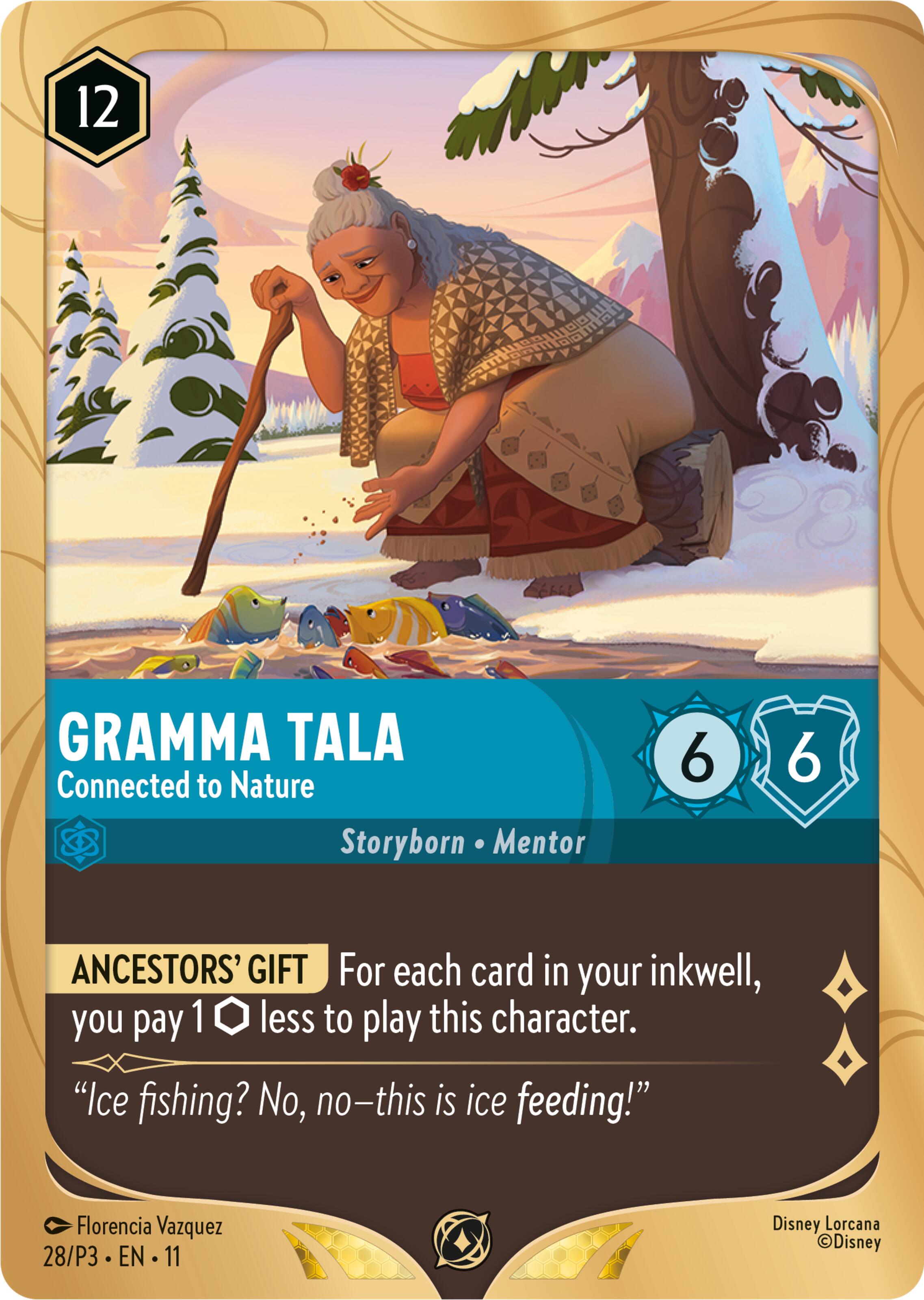 Gramma Tala - Connected to Nature (28) [Promo Cards] Lorcana Single Disney | Red Claw Gaming