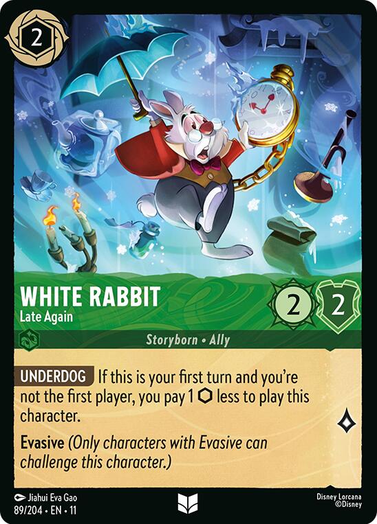 White Rabbit - Late Again (89/204) [Winterspell] Lorcana Single Disney | Red Claw Gaming