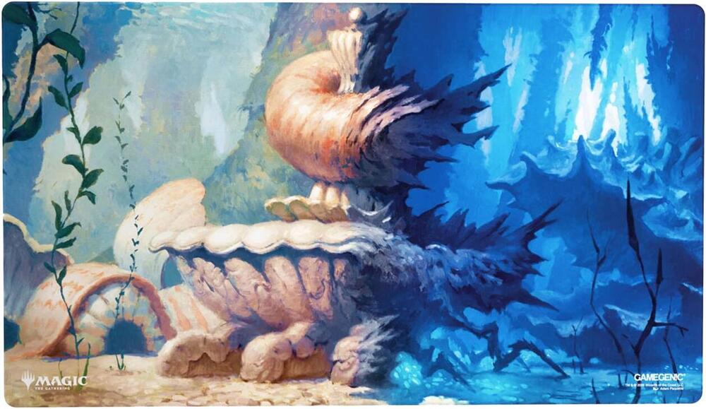 Playmat: Shiny Treatment: The Gathering - Lorwyn Eclipsed: Hallowed Fountain Play Mat Gamegenic | Red Claw Gaming