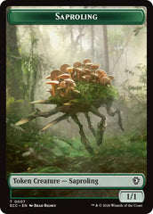 Saproling // Poison Counter Double-Sided Token [Lorwyn Eclipsed Tokens] MTG Single Magic: The Gathering | Red Claw Gaming