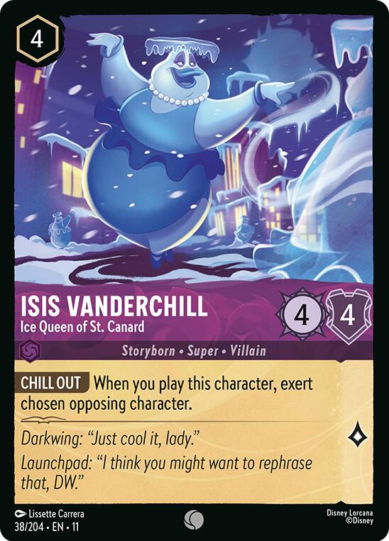 Isis Vanderchill - Ice Queen of St. Canard (38/204) [Winterspell] Lorcana Single Disney | Red Claw Gaming