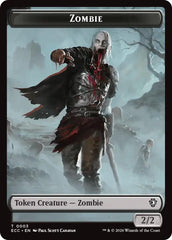 Zombie // Elf Warrior Double-Sided Token [Lorwyn Eclipsed Tokens] MTG Single Magic: The Gathering | Red Claw Gaming