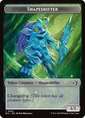 Shapeshifter // Merfolk Double-Sided Token [Lorwyn Eclipsed Tokens] MTG Single Magic: The Gathering | Red Claw Gaming