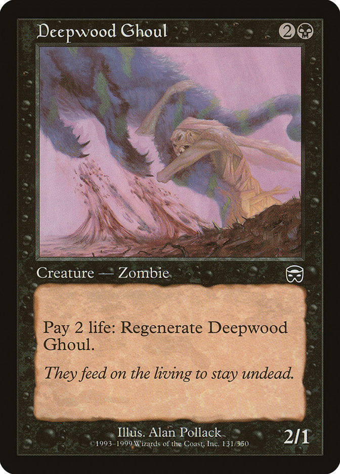 Deepwood Ghoul [Mercadian Masques] MTG Single Magic: The Gathering | Red Claw Gaming