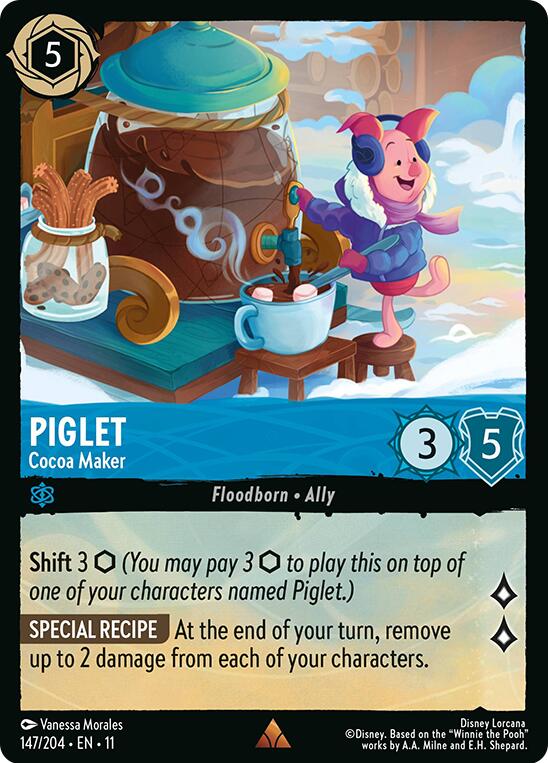 Piglet - Cocoa Maker (147/204) [Winterspell] Lorcana Single Disney | Red Claw Gaming