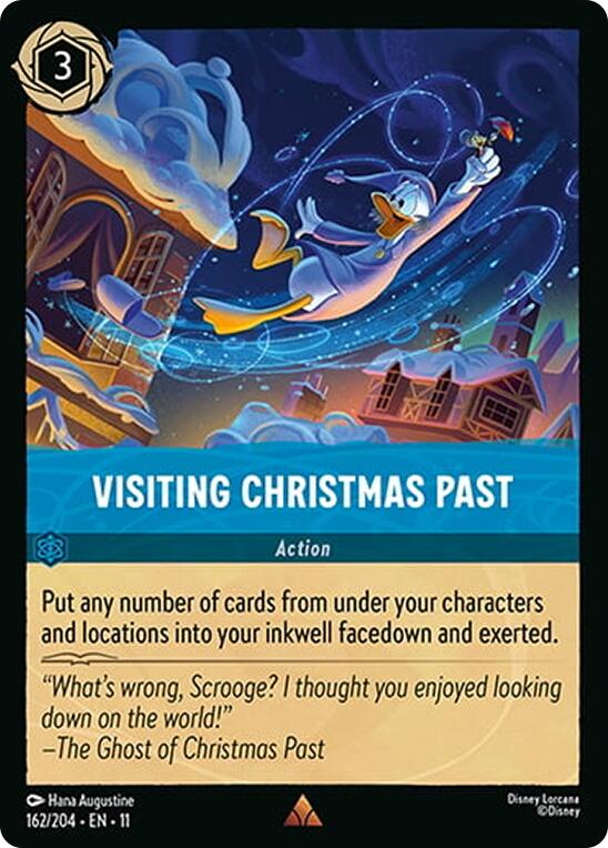 Visiting Christmas Past (162/204) [Winterspell] Lorcana Single Disney | Red Claw Gaming