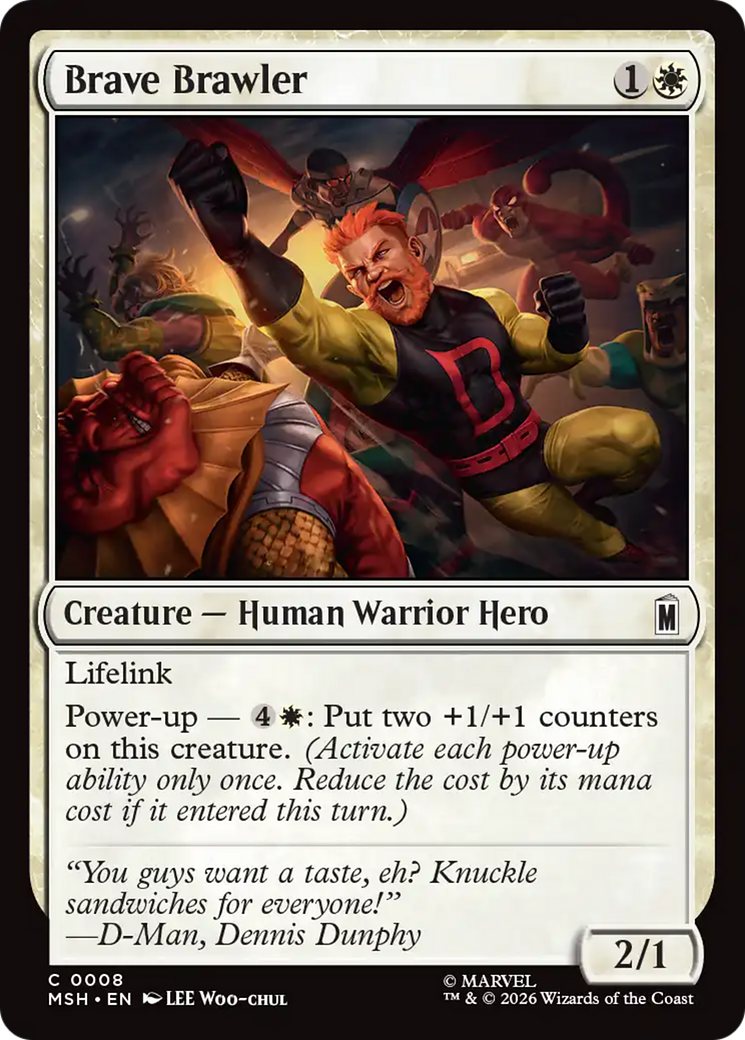 Brave Brawler [Marvel Super Heroes] | Red Claw Gaming