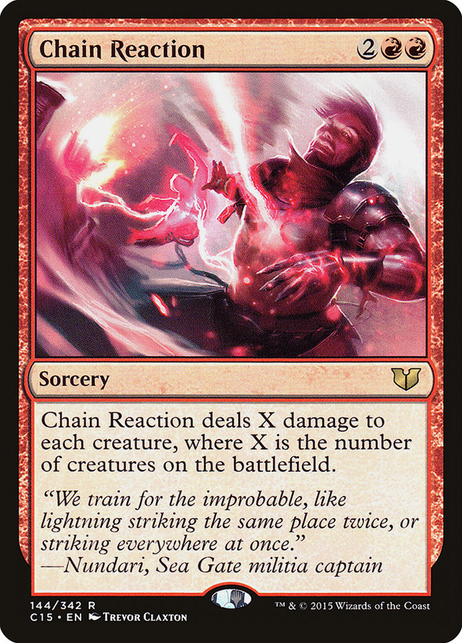 Chain Reaction [Commander 2015] MTG Single Magic: The Gathering | Red Claw Gaming