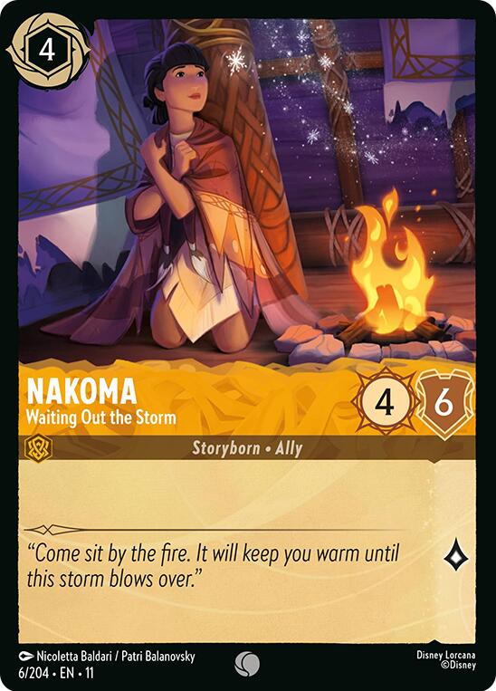 Nakoma - Waiting Out the Storm (6/204) [Winterspell] Lorcana Single Disney | Red Claw Gaming