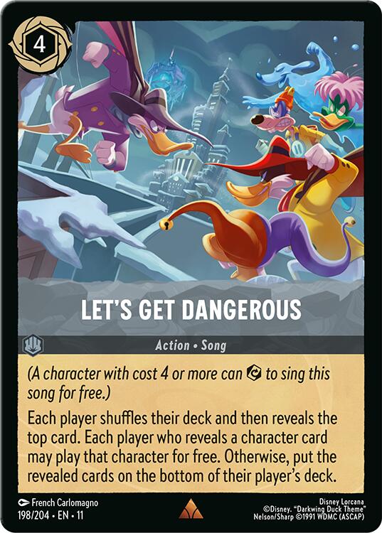 Let's Get Dangerous (198/204) [Winterspell] Lorcana Single Disney | Red Claw Gaming