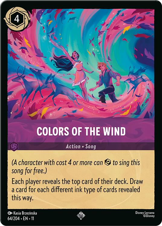 Colors of the Wind (64/204) [Winterspell] Lorcana Single Disney | Red Claw Gaming