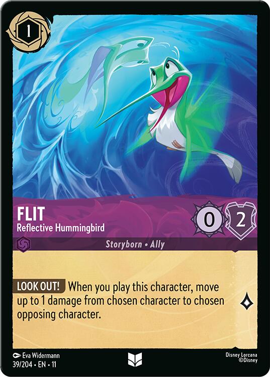 Flit - Reflective Hummingbird (39/204) [Winterspell] Lorcana Single Disney | Red Claw Gaming