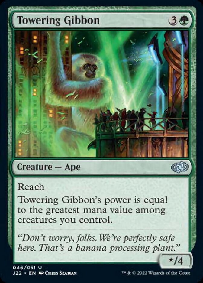 Towering Gibbon [Jumpstart 2022] MTG Single Magic: The Gathering | Red Claw Gaming