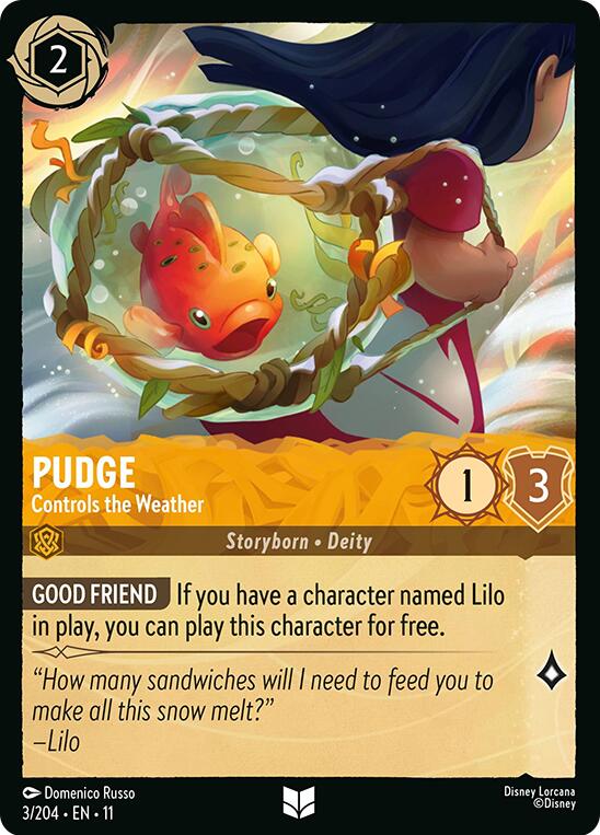 Pudge - Controls the Weather (3/204) [Winterspell] Lorcana Single Disney | Red Claw Gaming