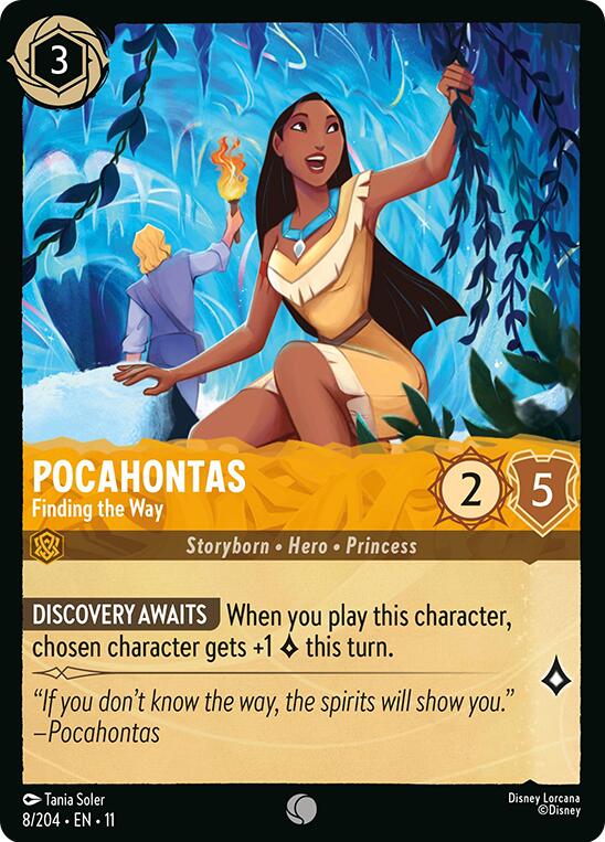 Pocahontas - Finding the Way (8/204) [Winterspell] Lorcana Single Disney | Red Claw Gaming