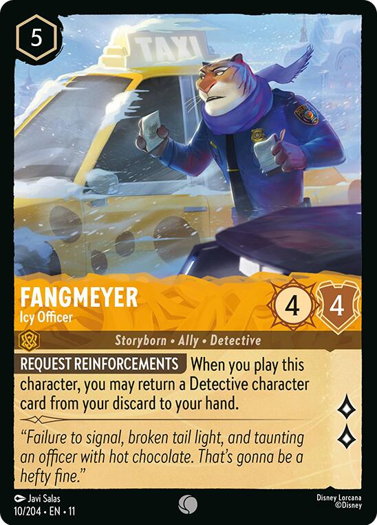 Fangmeyer - Icy Officer (10/204) [Winterspell] Lorcana Single Disney | Red Claw Gaming