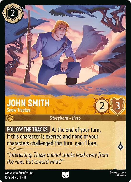 John Smith - Snow Tracker (15/204) [Winterspell] Lorcana Single Disney | Red Claw Gaming