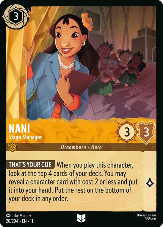Nani - Stage Manager (20/204) [Winterspell] Lorcana Single Disney | Red Claw Gaming