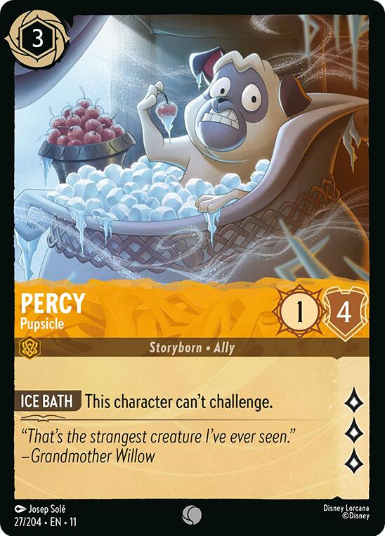 Percy - Pupsicle (27/204) [Winterspell] Lorcana Single Disney | Red Claw Gaming