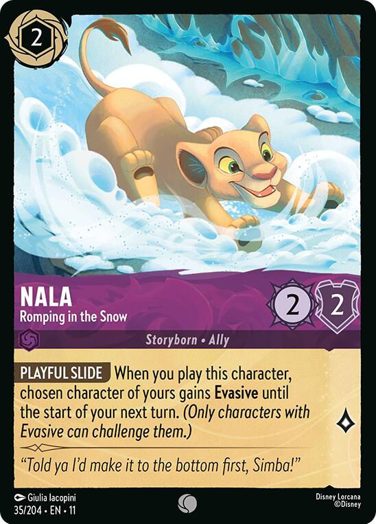 Nala - Romping in the Snow (35/204) [Winterspell] Lorcana Single Disney | Red Claw Gaming