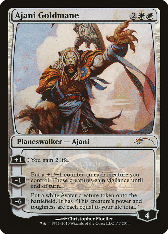 Ajani Goldmane (Pro Tour) [Pro Tour Promos] MTG Single Magic: The Gathering | Red Claw Gaming