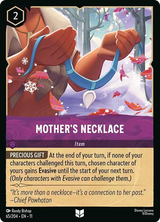 Mother's Necklace (65/204) [Winterspell] Lorcana Single Disney | Red Claw Gaming