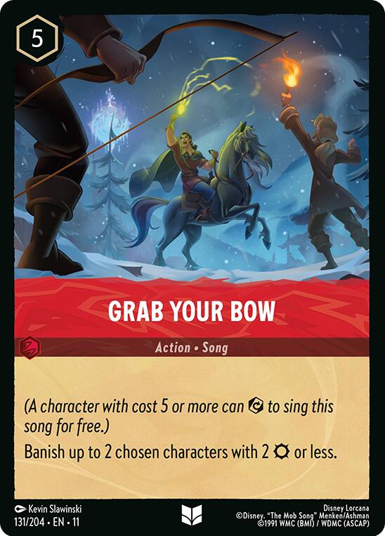 Grab Your Bow (131/204) [Winterspell] Lorcana Single Disney | Red Claw Gaming