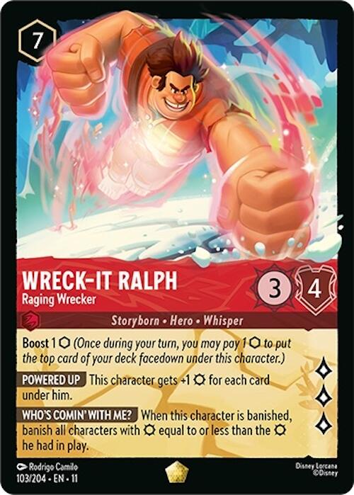 Wreck-It Ralph - Raging Wrecker (103/204) [Winterspell] Lorcana Single Disney | Red Claw Gaming