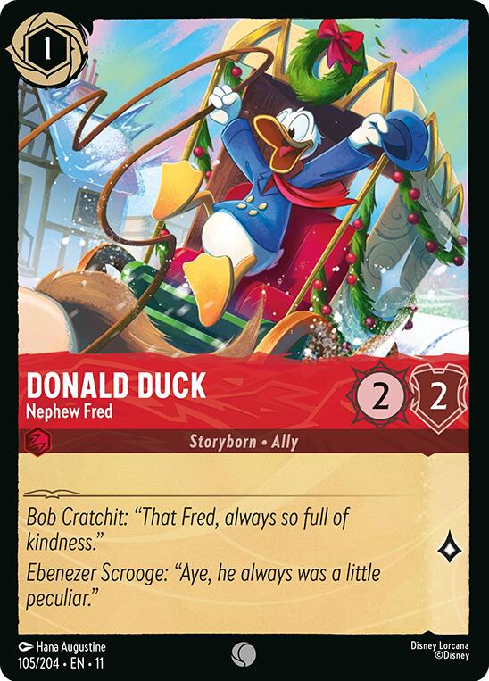 Donald Duck - Nephew Fred (105/204) [Winterspell] Lorcana Single Disney | Red Claw Gaming