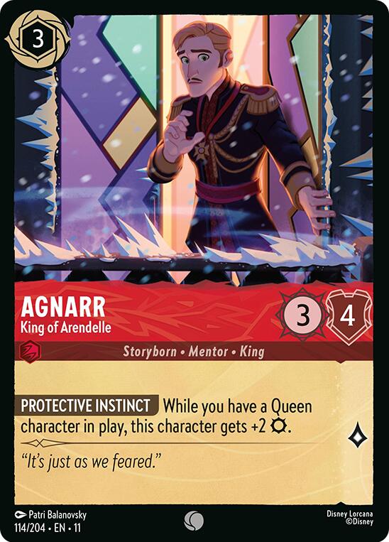 Agnarr - King of Arendelle (114/204) [Winterspell] Lorcana Single Disney | Red Claw Gaming