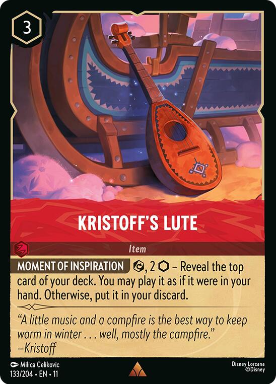 Kristoff's Lute (133/204) [Winterspell] Lorcana Single Disney | Red Claw Gaming