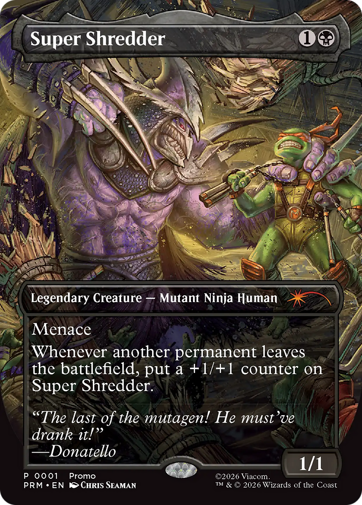 Super Shredder (Borderless) [Spotlight Series] MTG Single Magic: The Gathering | Red Claw Gaming