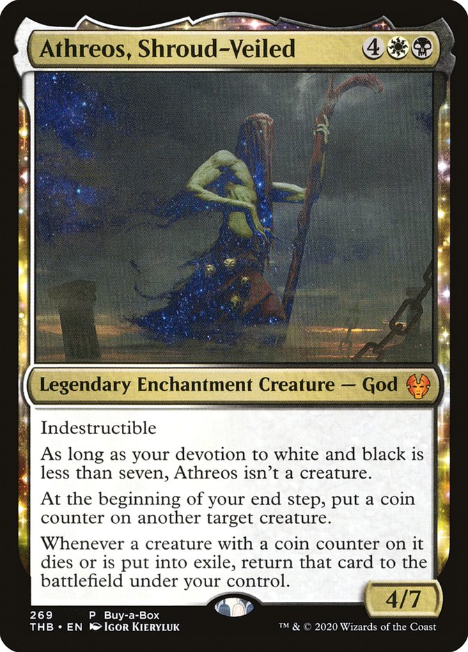Athreos, Shroud-Veiled (Buy-A-Box) [Theros Beyond Death] MTG Single Magic: The Gathering | Red Claw Gaming