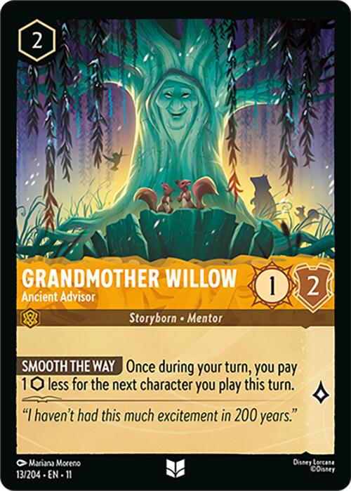 Grandmother Willow - Ancient Advisor (13/204) [Winterspell] Lorcana Single Disney | Red Claw Gaming