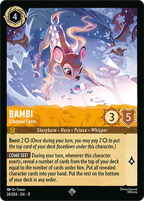 Bambi - Ethereal Fawn (24/204) [Winterspell] Lorcana Single Disney | Red Claw Gaming