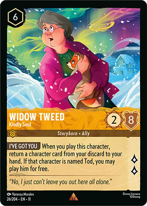 Widow Tweed - Kindly Soul (26/204) [Winterspell] Lorcana Single Disney | Red Claw Gaming