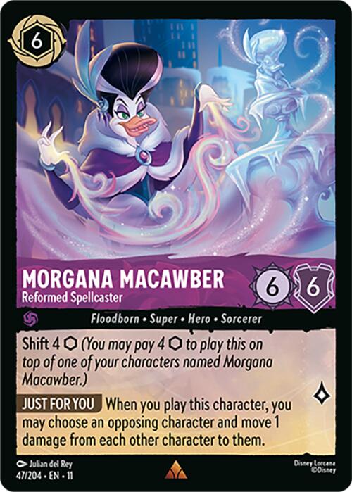 Morgana Macawber - Reformed Spellcaster (47/204) [Winterspell] Lorcana Single Disney | Red Claw Gaming